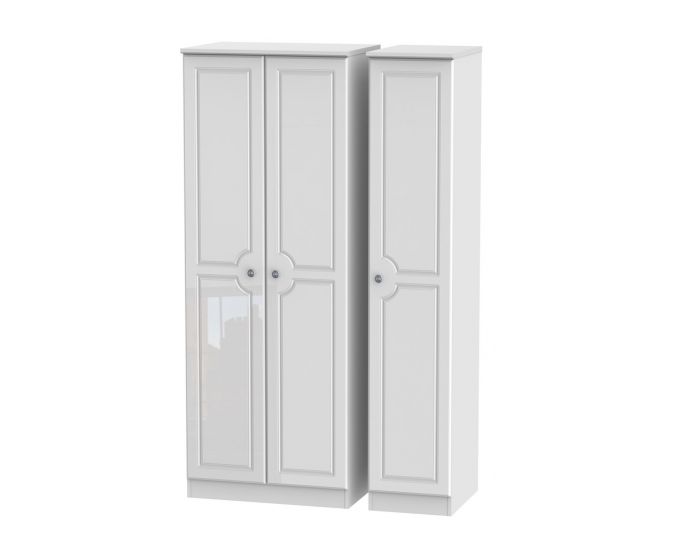 Pembroke Tall Triple Plain Wardrobe