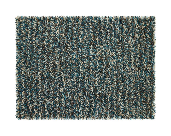 Rocks Shaggy Blue Rug