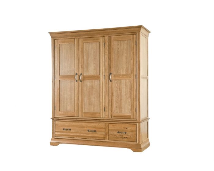 Sherringham Triple Wardrobe with Drawers