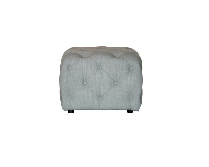 Alexander & James Button Footstool Small Fabric Footstool