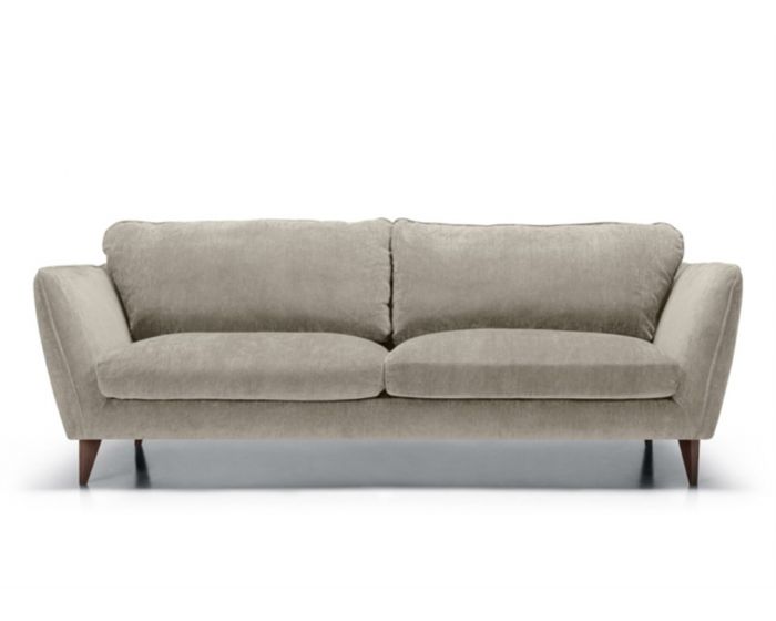 SITS Stella Atropa Grey Beige 3 Seater Sofa Fast Track
