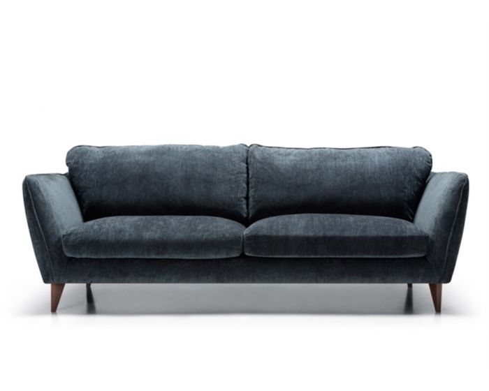 SITS Stella Atropa Dark Blue 3 Seater Sofa Fast Track