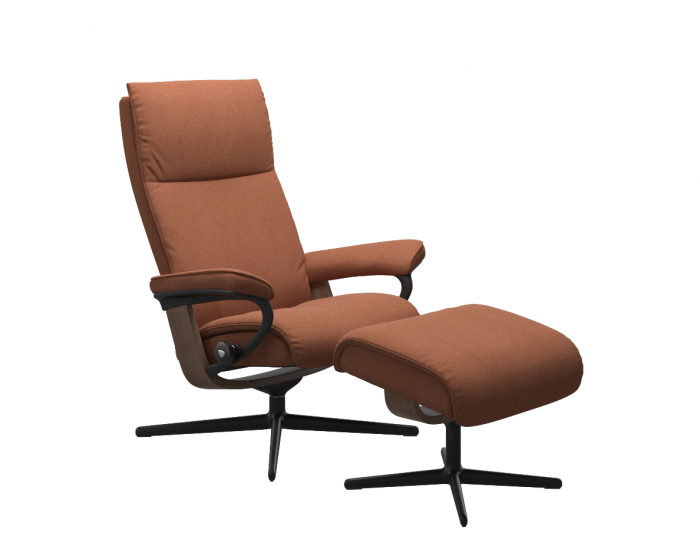 Stressless Aura Cross Chair with Footstool