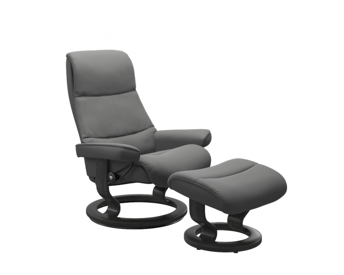 Stressless View Classic Chair with Footstool