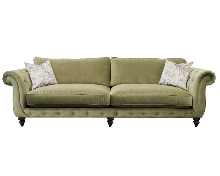 Alexander & James Utopia Fabric Standard Back 4 Seater Sofa