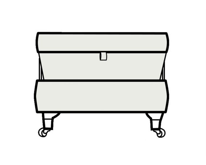 Alstons Waldorf Legged Ottoman