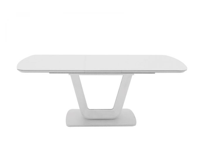 Camaro Large Extending Dining Table (White Gloss)