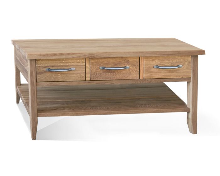 Woodland Living & Dining Coffee Table with 3 Drawers