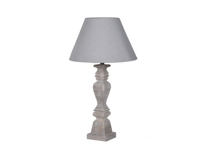 Pale Wash Table Lamp with Shade