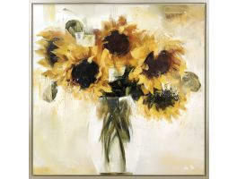 Dreaming in Yellow Framed Canvas