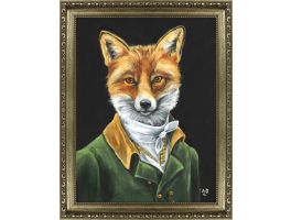 Dapper Fox Mini Framed
