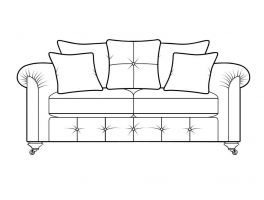 Alstons Venetian 2 Seater Sofa Pillow Back