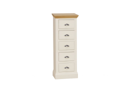 Downton Bedroom 5 Drawer Narrow Chest