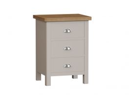 Worcester Truffle 3 Drawer Bedside