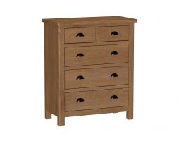 Worcester Oak 2 Over 3 Chest