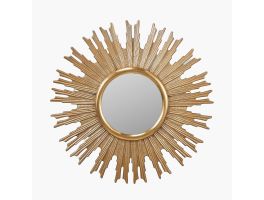 Gold Starburst Wall Mirror