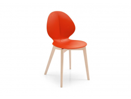 Calligaris Basil Wooden Legged Chair