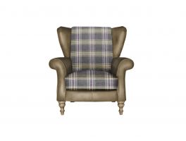 Alexander & James Blake Plaid Wing Chair