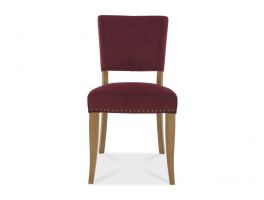 Bombay Velvet Fabric Chair Pair