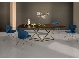 Bontempi Delta Barrel Fix Dining Table