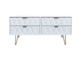 Diamond White 4 Drawer Bed Box