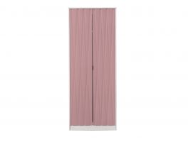 Diamond Kobe Pink 2 Door Wardrobe