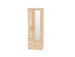 Dorset 2 Drawer Mirrored Wardrobe