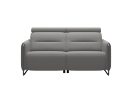 Stressless Emily Steel 2 Seater Double Power Sofa Quick Ship
