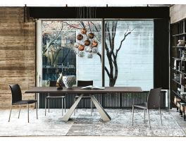 Cattelan Italia Eliot Wood Drive Extra Large Deep Extending Dining Table