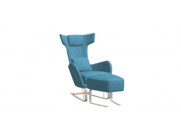 Fama Kangou Armchair & Footstool