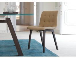 Bontempi Kuga Wooden Frame Dining Chair