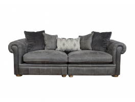 Alexander & James The Retreat Leather Midi Split Sofa