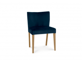 Brienne Light Blue Velvet Chair (Pair)