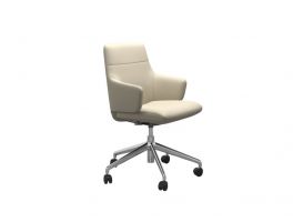 Stressless Chilli Low Back Home Office Chair with Arms