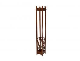 Ancient Mariner Mahogany Village Square Coat Rack