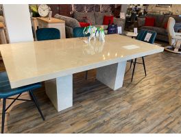 Travertine Dining Table