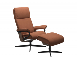 Stressless Aura Cross Chair with Footstool