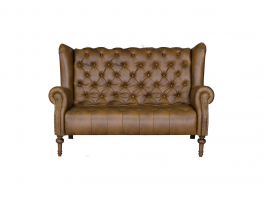 Alexander & James Theo Leather Highback Sofa