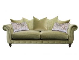 Alexander & James Utopia Pillow Back 3 Seater Fabric Sofa
