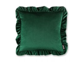 Paloma Home Ruffle Emerald Feather Filled Cushion