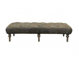 Alexander & James Victoria Leather Footstool