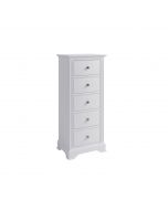 Polly Bedroom 5 Drawer Narrow Chest