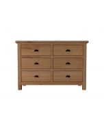 Worcester Oak 6 Drawer Chest