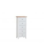 Lyon Bedroom 5 Drawer Narrow Chest