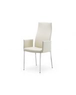 Cattelan Italia Anna High Back Dining Chair with Arms