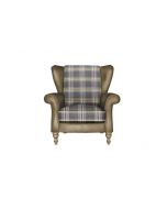 Alexander & James Blake Plaid Wing Chair