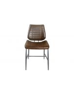 Bluebone Cortina Chestnut Vegan Leather Dining Chair (x2)