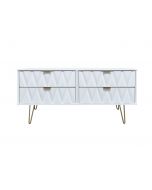 Diamond White 4 Drawer Bed Box