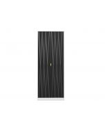 Diamond Black Matt 2 Door Wardrobe