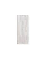 Diamond White 2 Door Wardrobe